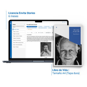 Libro de vida (tapa dura) + Licencia Envita Stories (6 meses)